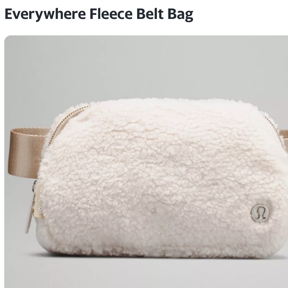 Lululemon everywhere belt bag fleece